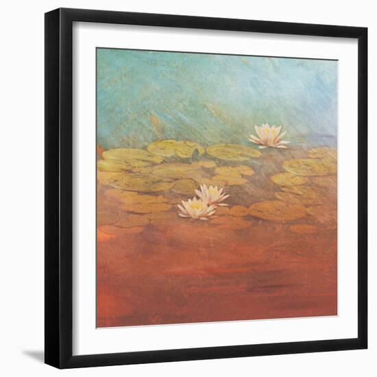 Pond Lilies I-Amy Melious-Framed Premium Giclee Print