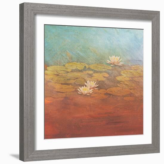 Pond Lilies I-Amy Melious-Framed Art Print