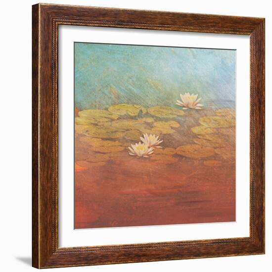 Pond Lilies I-Amy Melious-Framed Art Print