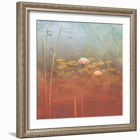 Pond Lilies II-Amy Melious-Framed Art Print