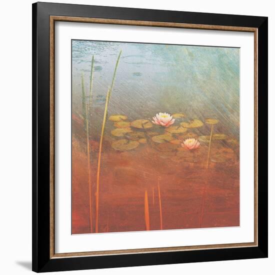 Pond Lilies II-Amy Melious-Framed Art Print