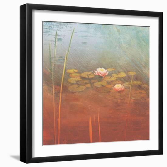 Pond Lilies II-Amy Melious-Framed Art Print