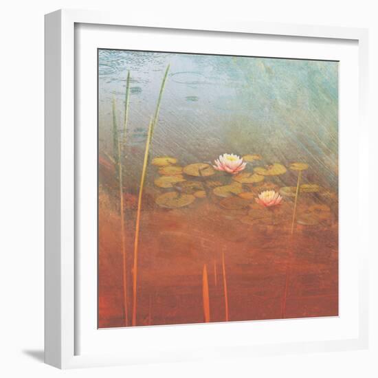 Pond Lilies II-Amy Melious-Framed Art Print