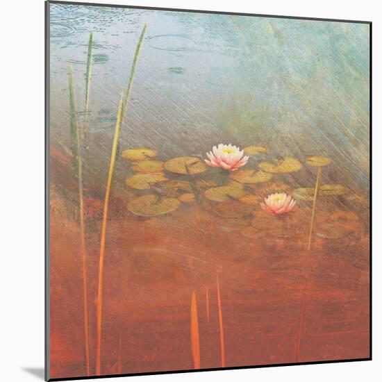 Pond Lilies II-Amy Melious-Mounted Art Print