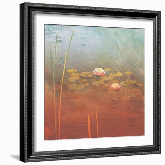 Pond Lilies II-Amy Melious-Framed Art Print