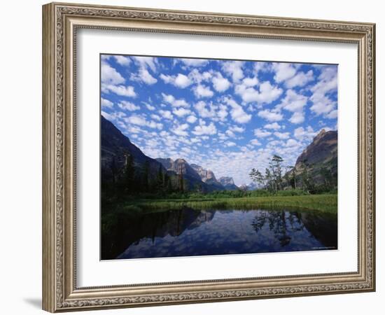 Pond Next to St. Mary Lake, Glacier National Park, Montana, United States of America, North America-James Hager-Framed Photographic Print