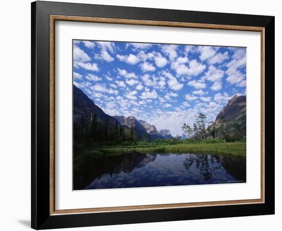 Pond Next to St. Mary Lake, Glacier National Park, Montana, United States of America, North America-James Hager-Framed Photographic Print