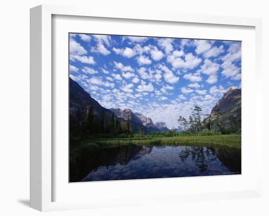 Pond Next to St. Mary Lake, Glacier National Park, Montana, United States of America, North America-James Hager-Framed Photographic Print