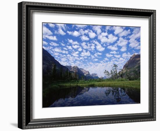 Pond Next to St. Mary Lake, Glacier National Park, Montana, United States of America, North America-James Hager-Framed Photographic Print