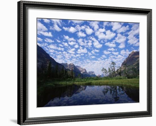 Pond Next to St. Mary Lake, Glacier National Park, Montana, United States of America, North America-James Hager-Framed Photographic Print