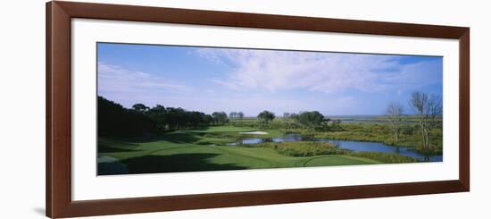 Pond on a Golf Course, the Currituck Club, Corolla, Outer Banks, North Carolina, USA-null-Framed Photographic Print