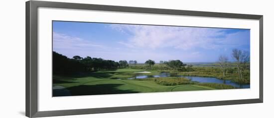 Pond on a Golf Course, the Currituck Club, Corolla, Outer Banks, North Carolina, USA-null-Framed Photographic Print