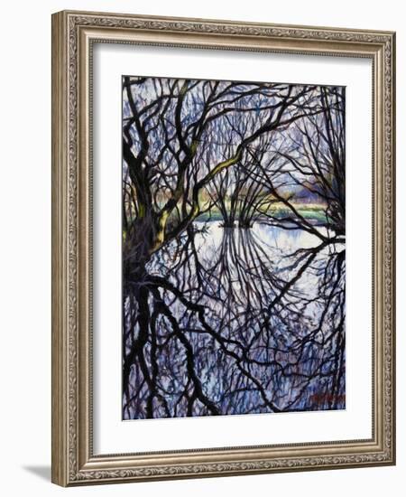 Pond Reflections, 2009-Tilly Willis-Framed Giclee Print