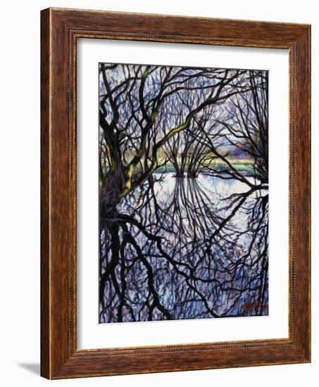 Pond Reflections, 2009-Tilly Willis-Framed Giclee Print