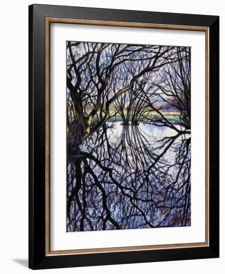 Pond Reflections, 2009-Tilly Willis-Framed Giclee Print