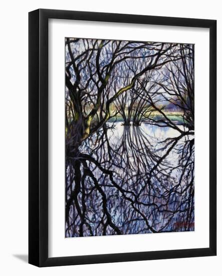 Pond Reflections, 2009-Tilly Willis-Framed Giclee Print