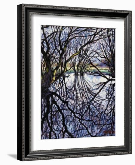 Pond Reflections, 2009-Tilly Willis-Framed Giclee Print
