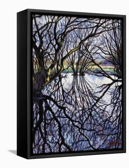 Pond Reflections, 2009-Tilly Willis-Framed Premier Image Canvas