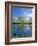 Pond Reflects Aspen & Cirrus Clouds at Sunrise on Steens Mountain, Oregon, USA-Scott T^ Smith-Framed Photographic Print