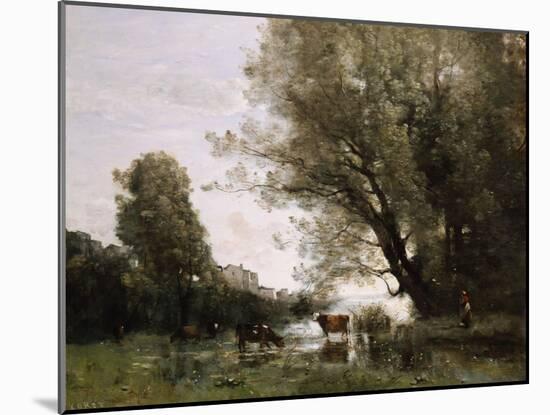 Pond's Edge in Normandy-Henry Thomas Alken-Mounted Giclee Print
