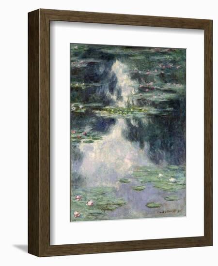 Pond with Water Lilies, 1907-Claude Monet-Framed Giclee Print