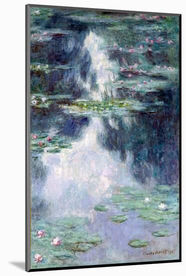 Pond with Water Lilies by Claude Monet-Fine Art-Mounted Photographic Print