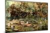 Pond with Water Lilies, Early 1890s-Elena Dmitryevna Polenova-Mounted Giclee Print