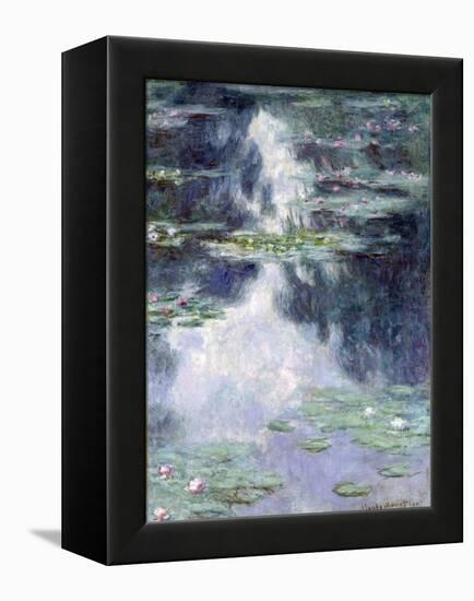 Pond with Water Lilies-Claude Monet-Framed Premier Image Canvas