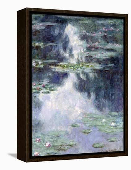 Pond with Water Lilies-Claude Monet-Framed Premier Image Canvas
