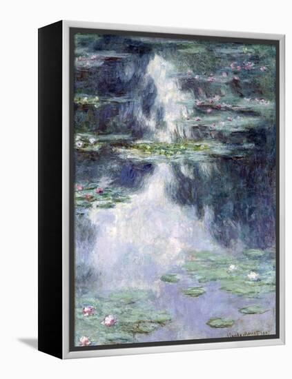 Pond with Water Lilies-Claude Monet-Framed Premier Image Canvas