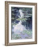 Pond with Water Lilies-Claude Monet-Framed Giclee Print