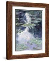 Pond with Water Lilies-Claude Monet-Framed Giclee Print