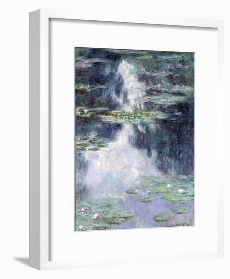 Pond with Water Lilies-Claude Monet-Framed Giclee Print