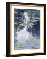 Pond with Water Lilies-Claude Monet-Framed Giclee Print