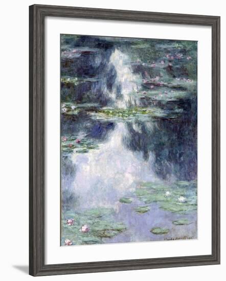 Pond with Water Lilies-Claude Monet-Framed Giclee Print