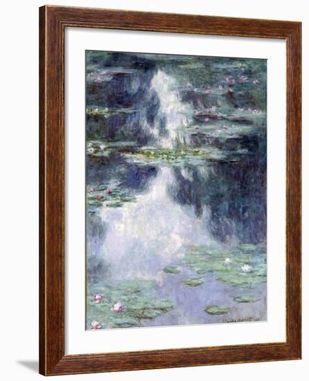 Pond with Water Lilies-Claude Monet-Framed Giclee Print