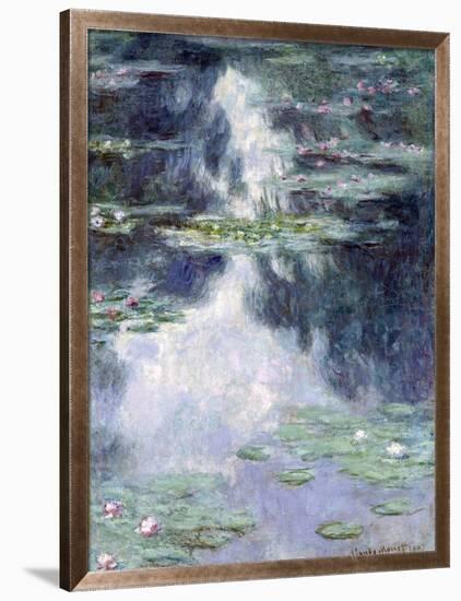 Pond with Water Lilies-Claude Monet-Framed Giclee Print