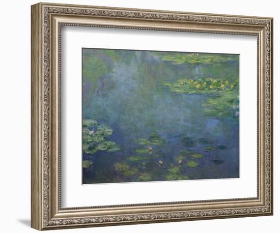 Pond with Water Lilies-Claude Monet-Framed Giclee Print