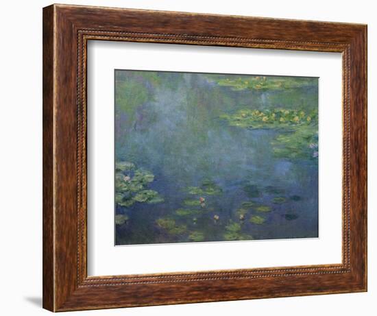 Pond with Water Lilies-Claude Monet-Framed Giclee Print