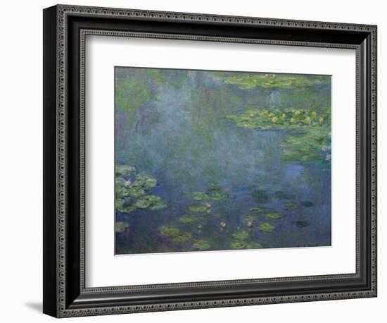 Pond with Water Lilies-Claude Monet-Framed Giclee Print