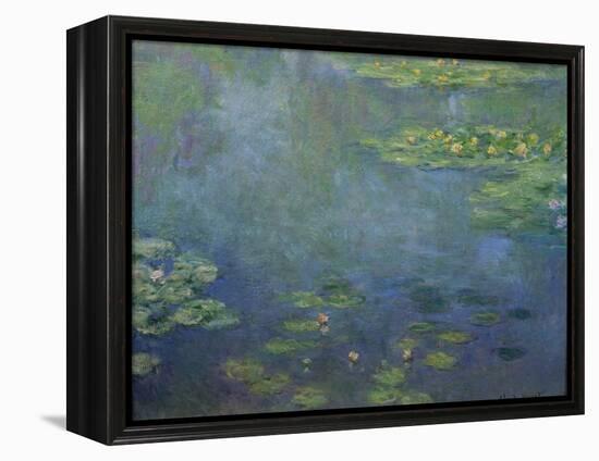 Pond with Water Lilies-Claude Monet-Framed Premier Image Canvas