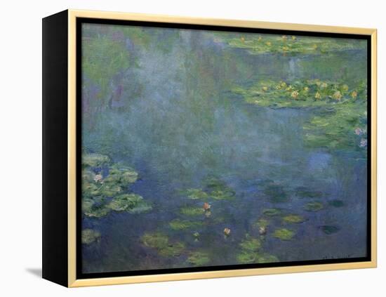 Pond with Water Lilies-Claude Monet-Framed Premier Image Canvas