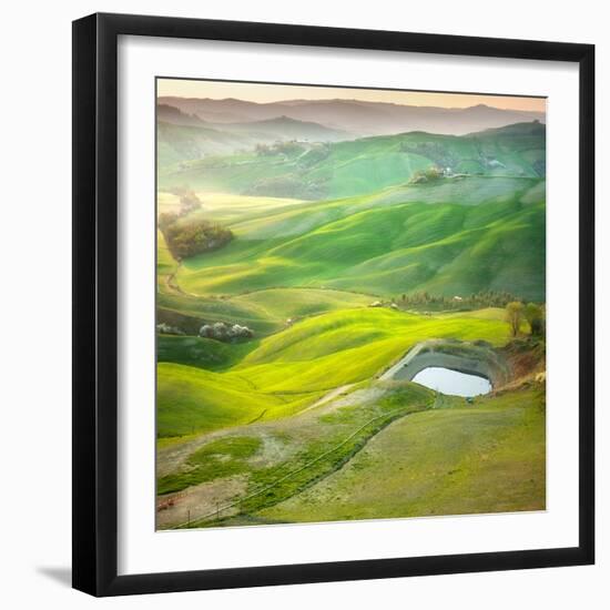 Pond-Marcin Sobas-Framed Photographic Print