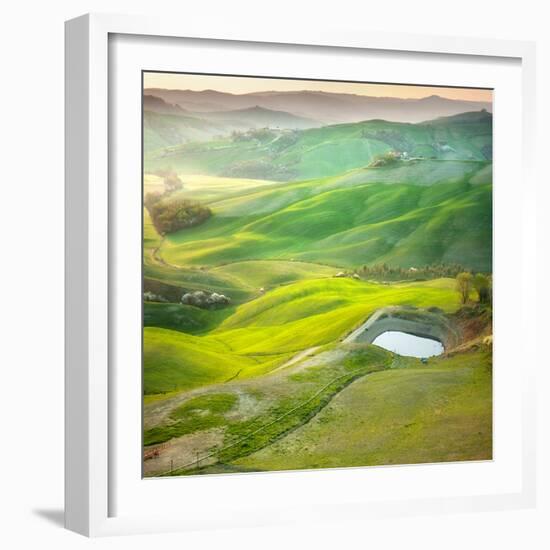 Pond-Marcin Sobas-Framed Photographic Print