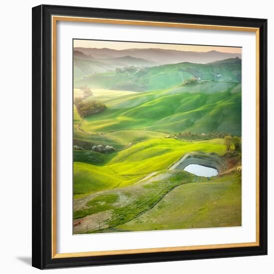 Pond-Marcin Sobas-Framed Photographic Print