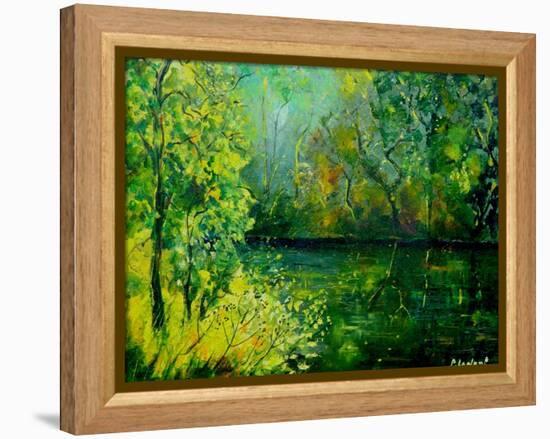 Pond-Pol Ledent-Framed Stretched Canvas