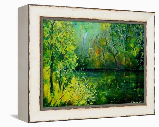 Pond-Pol Ledent-Framed Stretched Canvas