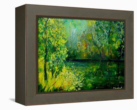 Pond-Pol Ledent-Framed Stretched Canvas