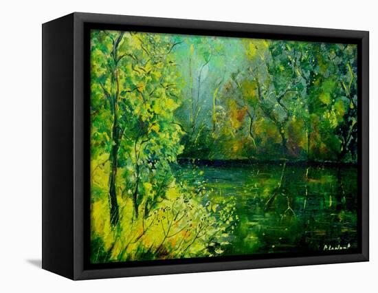 Pond-Pol Ledent-Framed Stretched Canvas