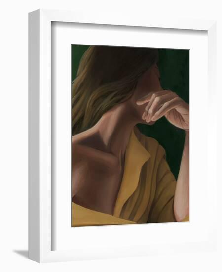 Pondering II-Grace Popp-Framed Premium Giclee Print